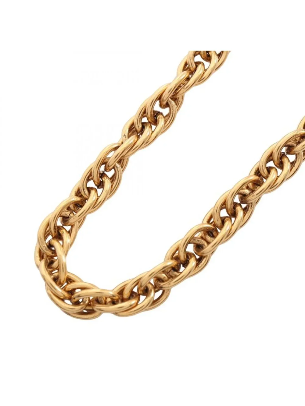 Chanel Necklace CC Logo Long Vintage Coco